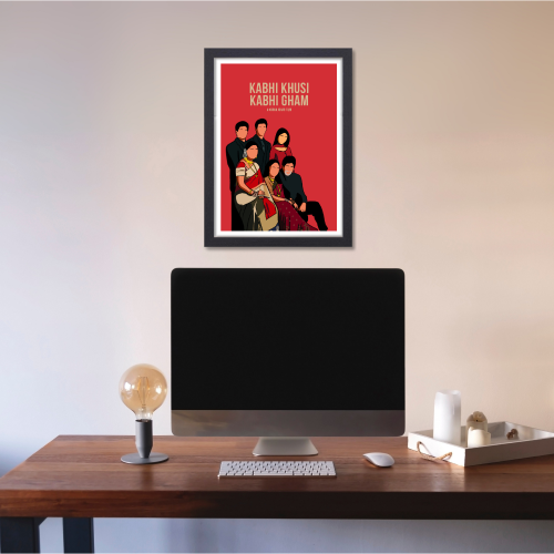 kabhi Khushi Kabhi Gham Movie Poster Frame Bollywood Actor Amitabh Bachchan Shahrukh Khan Kajol Jaya Framed Posters Movies Dialogue Quotes Artwork Canvas Painting Photo Frames For Wall Decor Restraunt Cafe Bedroom Living Room Decoration Home Office, kabhi khushi kabhi gham movie poster, kabhi khushi kabhi gham poster, kabhi khushi kabhi gham poster hd, kabhi khushi kabhi gham photo frame, kabhi khushi kabhi gham 2 poster, kabhi khushi kabhi gham photo, kabhi khushi kabhi gham poster photo