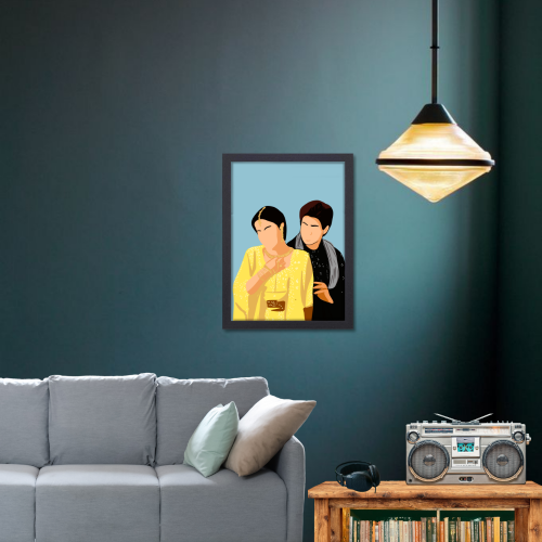 kabhi Khushi Kabhi Gham Movie Poster Frame Bollywood Actor Amitabh Bachchan Shahrukh Khan Kajol Jaya Framed Posters Movies Dialogue Quotes Artwork Canvas Painting Photo Frames For Wall Decor Restraunt Cafe Bedroom Living Room Decoration Home Office, kabhi khushi kabhi gham movie poster, kabhi khushi kabhi gham poster, kabhi khushi kabhi gham poster hd, kabhi khushi kabhi gham photo frame, kabhi khushi kabhi gham 2 poster, kabhi khushi kabhi gham photo, kabhi khushi kabhi gham poster photo
