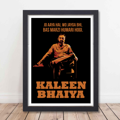 kaleen Bhaiya Mirzapur Frame Poster Bollywood Movie Series Dialogues Quote Framed Posters Movies Canvas Painting Artwork Photo Frames For Wall Decor Restraunt Cafe Bedroom Living Room Decoration Home Office wall art, mirzapur kaleen bhaiya poster, kaleen bhaiya poster, kaleen bhaiya poster framed, kaleen bhaiya photo, kaleen bhaiya picture, mirzapur kaleen bhaiya poster, munna bhiaya mizapur poster, munna bhiaya mizapur wall poster, munna bhiaya mizapur wall painting, munna bhiaya mizapur wall poster