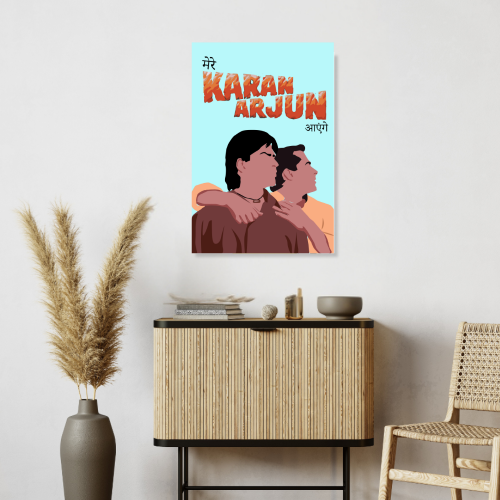 karan Arjun Movie Poster Frame Salman shahrukh Khan Framed Posters Bollywood Movies Artwork Canvas Painting Photo Frames For Wall Decor Bedroom Living Room Decoration Home Office Restraunt Cafe, karan Arjun poster, karan Arjun poster hd, karan Arjun poster image, karan arjun movie poster, karan arjun movie poster hd, karan arjun 1995 movie poster, karan arjun movie pictures, karan arjun poster frame, karan arjun poster frame images, karan arjun poster frame pictures, karan arjun poster framed