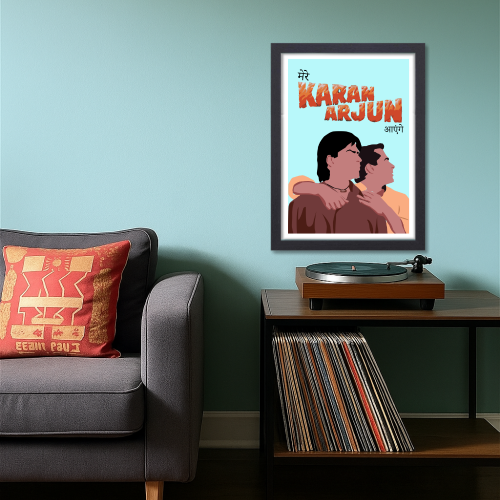 karan Arjun Movie Poster Frame Salman shahrukh Khan Framed Posters Bollywood Movies Artwork Canvas Painting Photo Frames For Wall Decor Bedroom Living Room Decoration Home Office Restraunt Cafe, karan Arjun poster, karan Arjun poster hd, karan Arjun poster image, karan arjun movie poster, karan arjun movie poster hd, karan arjun 1995 movie poster, karan arjun movie pictures, karan arjun poster frame, karan arjun poster frame images, karan arjun poster frame pictures, karan arjun poster framed