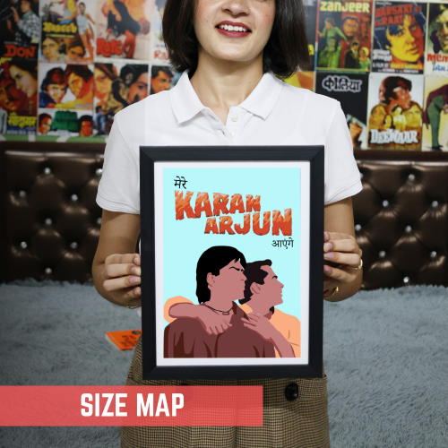 karan Arjun Movie Poster Frame Salman shahrukh Khan Framed Posters Bollywood Movies Artwork Canvas Painting Photo Frames For Wall Decor Bedroom Living Room Decoration Home Office Restraunt Cafe, karan Arjun poster, karan Arjun poster hd, karan Arjun poster image, karan arjun movie poster, karan arjun movie poster hd, karan arjun 1995 movie poster, karan arjun movie pictures, karan arjun poster frame, karan arjun poster frame images, karan arjun poster frame pictures, karan arjun poster framed