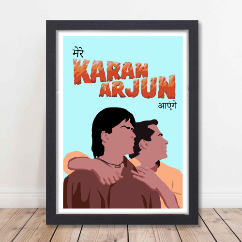 karan Arjun Movie Poster Frame Salman shahrukh Khan Framed Posters Bollywood Movies Artwork Canvas Painting Photo Frames For Wall Decor Bedroom Living Room Decoration Home Office Restraunt Cafe, karan Arjun poster, karan Arjun poster hd, karan Arjun poster image, karan arjun movie poster, karan arjun movie poster hd, karan arjun 1995 movie poster, karan arjun movie pictures, karan arjun poster frame, karan arjun poster frame images, karan arjun poster frame pictures, karan arjun poster framed