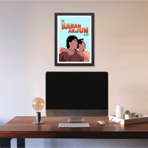 karan Arjun Movie Poster Frame Salman shahrukh Khan Framed Posters Bollywood Movies Artwork Canvas Painting Photo Frames For Wall Decor Bedroom Living Room Decoration Home Office Restraunt Cafe, karan Arjun poster, karan Arjun poster hd, karan Arjun poster image, karan arjun movie poster, karan arjun movie poster hd, karan arjun 1995 movie poster, karan arjun movie pictures, karan arjun poster frame, karan arjun poster frame images, karan arjun poster frame pictures, karan arjun poster framed