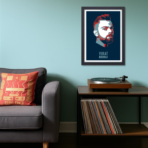Cricketer Virat Kohli Poster Cricket Players Motivational Poster, Player King Kohli poster For wall decor, room decoration home bedroom living room Paintings Hostel Boys Ideal For Cricket Fans Kohli Poster, Virat Kohli Poster, Virat Kohli Poster, Virat Kohli posters for wall, Kohli Posters for wall, Virat Kohli Frame, Virat Kohli Poster Framed, Virat Kohli Motivational wall frames, Kohli Frame, Virat Kohli Photo frame for wall, virat kohli frame for wall, Virat Kohli Poster framed, Virat Kohli Posters