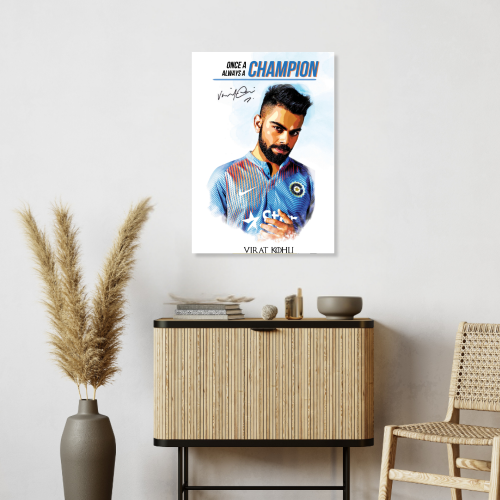 Cricketer Virat Kohli Poster Cricket Players Motivational Poster, Player King Kohli poster For wall decor, room decoration home bedroom living room Paintings Hostel Boys Ideal For Cricket Fans Kohli Poster, Virat Kohli Poster, Virat Kohli Poster, Virat Kohli posters for wall, Kohli Posters for wall, Virat Kohli Frame, Virat Kohli Poster Framed, Virat Kohli Motivational wall frames, Kohli Frame, Virat Kohli Photo frame for wall, virat kohli frame for wall, Virat Kohli Poster framed, Virat Kohli Posters
