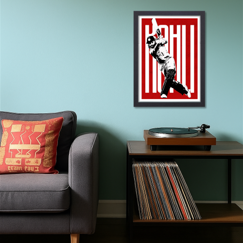 Cricketer Virat Kohli Poster Cricket Players Motivational Poster, Player King Kohli poster For wall decor, room decoration home bedroom living room Paintings Hostel Boys Ideal For Cricket Fans Kohli Poster, Virat Kohli Poster, Virat Kohli Poster, Virat Kohli posters for wall, Kohli Posters for wall, Virat Kohli Frame, Virat Kohli Poster Framed, Virat Kohli Motivational wall frames, Kohli Frame, Virat Kohli Photo frame for wall, virat kohli frame for wall, Virat Kohli Poster framed, Virat Kohli Posters