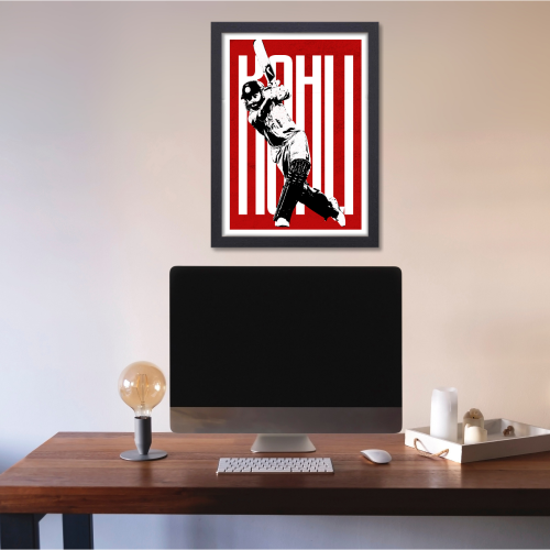 Cricketer Virat Kohli Poster Cricket Players Motivational Poster, Player King Kohli poster For wall decor, room decoration home bedroom living room Paintings Hostel Boys Ideal For Cricket Fans Kohli Poster, Virat Kohli Poster, Virat Kohli Poster, Virat Kohli posters for wall, Kohli Posters for wall, Virat Kohli Frame, Virat Kohli Poster Framed, Virat Kohli Motivational wall frames, Kohli Frame, Virat Kohli Photo frame for wall, virat kohli frame for wall, Virat Kohli Poster framed, Virat Kohli Posters