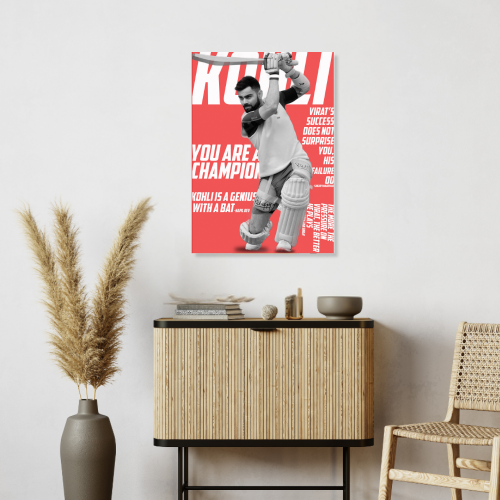 Cricketer Virat Kohli Poster Cricket Players Motivational Poster, Player King Kohli poster For wall decor, room decoration home bedroom living room Paintings Hostel Boys Ideal For Cricket Fans Kohli Poster, Virat Kohli Poster, Virat Kohli Poster, Virat Kohli posters for wall, Kohli Posters for wall, Virat Kohli Frame, Virat Kohli Poster Framed, Virat Kohli Motivational wall frames, Kohli Frame, Virat Kohli Photo frame for wall, virat kohli frame for wall, Virat Kohli Poster framed, Virat Kohli Posters