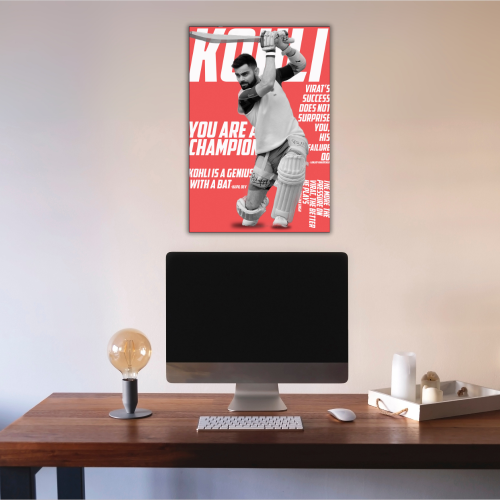 Cricketer Virat Kohli Poster Cricket Players Motivational Poster, Player King Kohli poster For wall decor, room decoration home bedroom living room Paintings Hostel Boys Ideal For Cricket Fans Kohli Poster, Virat Kohli Poster, Virat Kohli Poster, Virat Kohli posters for wall, Kohli Posters for wall, Virat Kohli Frame, Virat Kohli Poster Framed, Virat Kohli Motivational wall frames, Kohli Frame, Virat Kohli Photo frame for wall, virat kohli frame for wall, Virat Kohli Poster framed, Virat Kohli Posters