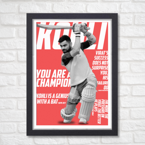 Cricketer Virat Kohli Poster Cricket Players Motivational Poster, Player King Kohli poster For wall decor, room decoration home bedroom living room Paintings Hostel Boys Ideal For Cricket Fans Kohli Poster, Virat Kohli Poster, Virat Kohli Poster, Virat Kohli posters for wall, Kohli Posters for wall, Virat Kohli Frame, Virat Kohli Poster Framed, Virat Kohli Motivational wall frames, Kohli Frame, Virat Kohli Photo frame for wall, virat kohli frame for wall, Virat Kohli Poster framed, Virat Kohli Posters