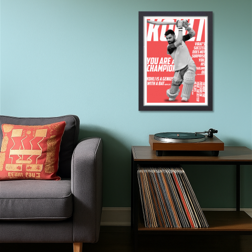 Cricketer Virat Kohli Poster Cricket Players Motivational Poster, Player King Kohli poster For wall decor, room decoration home bedroom living room Paintings Hostel Boys Ideal For Cricket Fans Kohli Poster, Virat Kohli Poster, Virat Kohli Poster, Virat Kohli posters for wall, Kohli Posters for wall, Virat Kohli Frame, Virat Kohli Poster Framed, Virat Kohli Motivational wall frames, Kohli Frame, Virat Kohli Photo frame for wall, virat kohli frame for wall, Virat Kohli Poster framed, Virat Kohli Posters