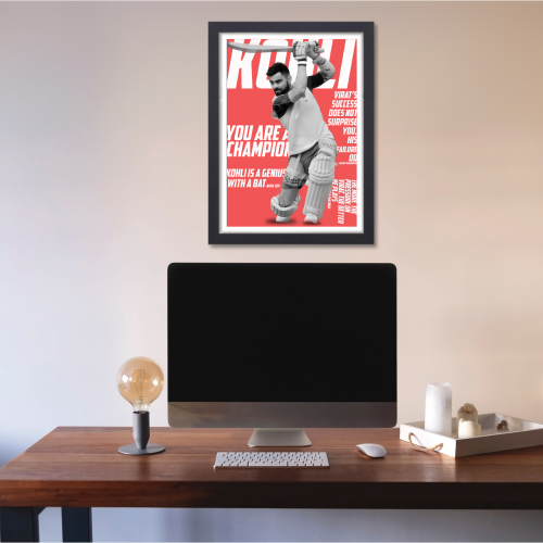 Cricketer Virat Kohli Poster Cricket Players Motivational Poster, Player King Kohli poster For wall decor, room decoration home bedroom living room Paintings Hostel Boys Ideal For Cricket Fans Kohli Poster, Virat Kohli Poster, Virat Kohli Poster, Virat Kohli posters for wall, Kohli Posters for wall, Virat Kohli Frame, Virat Kohli Poster Framed, Virat Kohli Motivational wall frames, Kohli Frame, Virat Kohli Photo frame for wall, virat kohli frame for wall, Virat Kohli Poster framed, Virat Kohli Posters