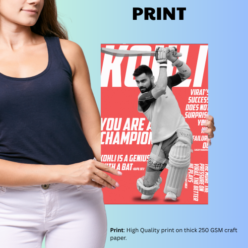 Cricketer Virat Kohli Poster Cricket Players Motivational Poster, Player King Kohli poster For wall decor, room decoration home bedroom living room Paintings Hostel Boys Ideal For Cricket Fans Kohli Poster, Virat Kohli Poster, Virat Kohli Poster, Virat Kohli posters for wall, Kohli Posters for wall, Virat Kohli Frame, Virat Kohli Poster Framed, Virat Kohli Motivational wall frames, Kohli Frame, Virat Kohli Photo frame for wall, virat kohli frame for wall, Virat Kohli Poster framed, Virat Kohli Posters