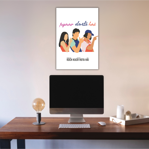 Bollywood Movie Kuch Kuch Hota Hai Poster Frame Shahrukh Khan, Kajol, Rani Mukherjee Movies Framed Posters QUOTES Canvas Painting Photo Frames For Wall Decor Bedroom Living Room Decoration Home Office Restraunt Cafe, kuch kuch hota hai poster, kuch kuch hota hai movie poster hd, kuch kuch hota hai movie photos, kuch kuch hota hai movie poster copied, kuch kuch hota hai movies posters, kuch kuch hota hai poters, shah rukh khan poster, king shah rukh khan poster, shah rukh khan poster switzerland