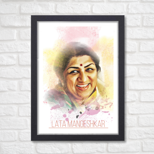 Lata Mangeshkar Poster Frame Indian playback singer Framed Posters Music Singers Artwork Canvas Painting with Photo Frames for Wall Decor Livingroom Bedroom Dining Room Hotel Restraunt, lata mangeshkar poster, lata mangeshkar wall poster, lata mangeshkar wallpaper, lata mangeshkar wall art, lata mangeshkar wall poster hd, lata mangeshkar wallpaper hd, lata mangeshkar frame, lata mangeshkar photo frame, lata mangeshkar painting, lata mangeshkar painting images, singers posters design, posters for wall poster