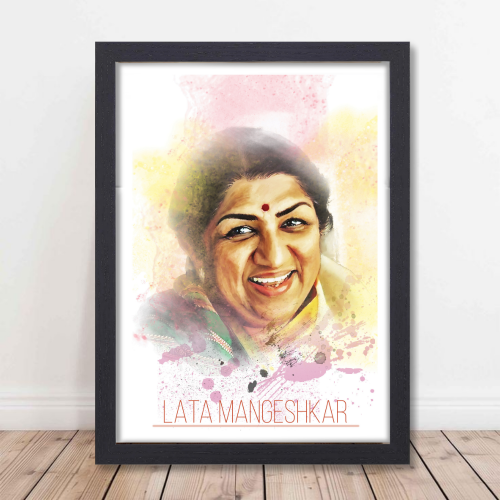 Lata Mangeshkar Poster Frame Indian playback singer Framed Posters Music Singers Artwork Canvas Painting with Photo Frames for Wall Decor Livingroom Bedroom Dining Room Hotel Restraunt, lata mangeshkar poster, lata mangeshkar wall poster, lata mangeshkar wallpaper, lata mangeshkar wall art, lata mangeshkar wall poster hd, lata mangeshkar wallpaper hd, lata mangeshkar frame, lata mangeshkar photo frame, lata mangeshkar painting, lata mangeshkar painting images, singers posters design, posters for wall poster