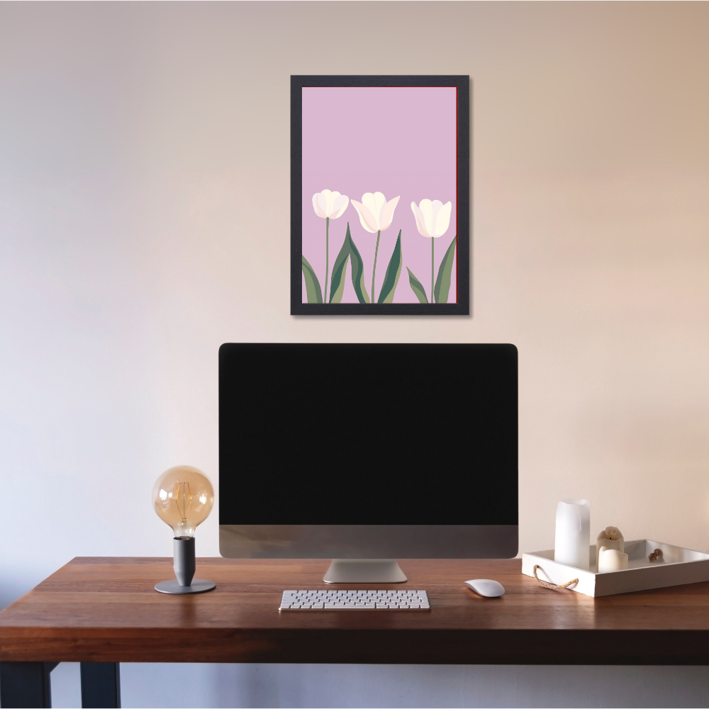 Floral Paintings with frame for wall decoration, floral paintings for living room, floral frames for wall decor, Flowers Photo Frames, boho wall frame aesthetic, framed Poster, Flower Photo Frames for Living room