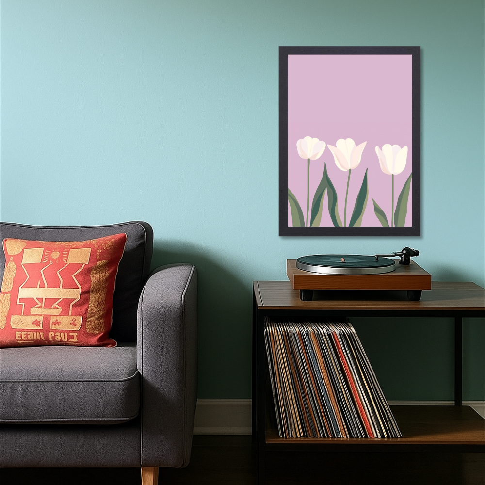 Floral Paintings with frame for wall decoration, floral paintings for living room, floral frames for wall decor, Flowers Photo Frames, boho wall frame aesthetic, framed Poster, Flower Photo Frames for Living room