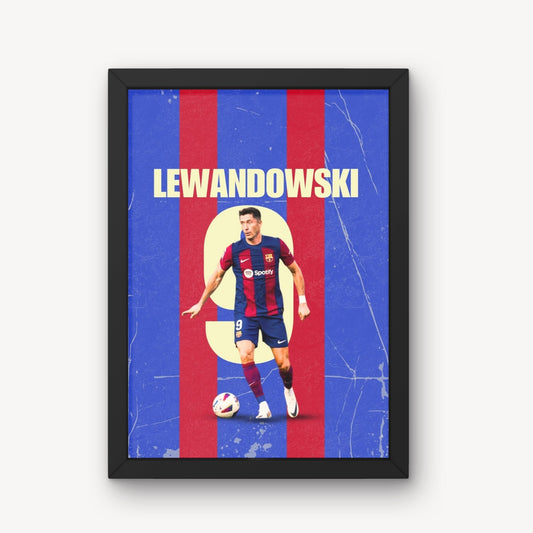 Robert Lewandowski Poland Football Player Art