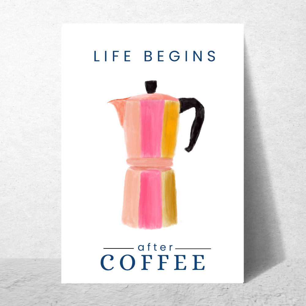 Funny Coffee thing Quote Poster For Room Office Home wall Decoration Bedroom Hotel Living Gift Painting sticker wallpaper Hostel Restaurant Bar Cafe Hotel Wall Art Caffe e