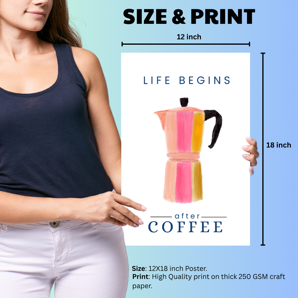 Funny Coffee thing Quote Poster For Room Office Home wall Decoration Bedroom Hotel Living Gift Painting sticker wallpaper Hostel Restaurant Bar Cafe Hotel Wall Art Caffe e