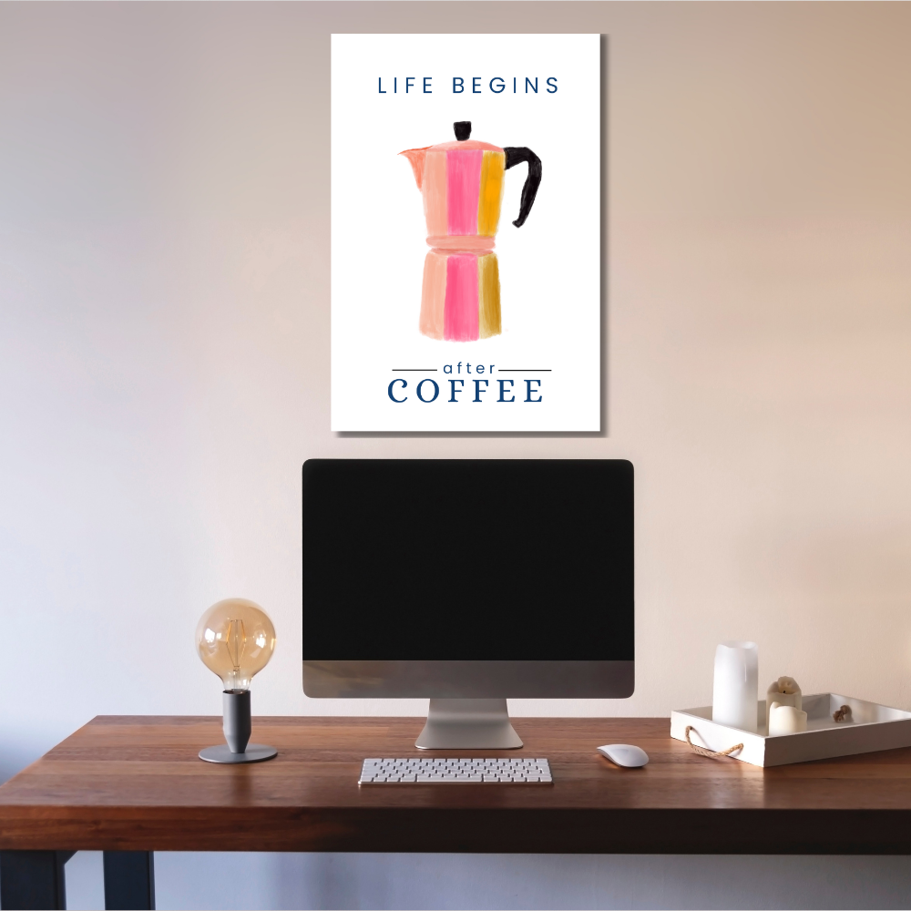 Funny Coffee thing Quote Poster For Room Office Home wall Decoration Bedroom Hotel Living Gift Painting sticker wallpaper Hostel Restaurant Bar Cafe Hotel Wall Art Caffe e