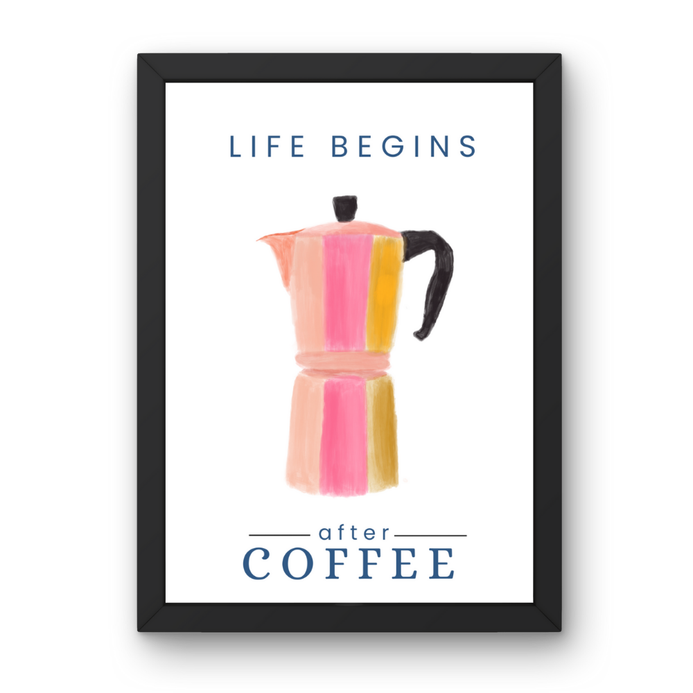 Funny Coffee thing Quote Poster For Room Office Home wall Decoration Bedroom Hotel Living Gift Painting sticker wallpaper Hostel Restaurant Bar Cafe Hotel Wall Art Caffe e