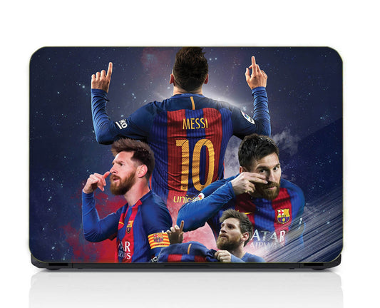 Lionel Messi Argentine footballer Sports Player Gaming Blue Color Matte Finish Waterproof Laptopskin