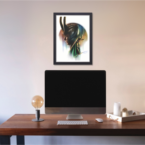 Loki Tv Series Poster Frame Telivision Series Artwork Framed Posters Avengers Canvas Painting Photo Frames for Wall Decor Home Decoration Living Room Bedroom Office Study Room Cafe Restraunt