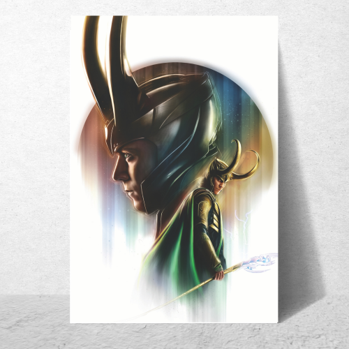 Loki Tv Series Poster Frame Telivision Series Artwork Framed Posters Avengers Canvas Painting Photo Frames for Wall Decor Home Decoration Living Room Bedroom Office Study Room Cafe Restraunt