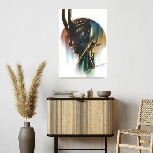 Loki Tv Series Poster Frame Telivision Series Artwork Framed Posters Avengers Canvas Painting Photo Frames for Wall Decor Home Decoration Living Room Bedroom Office Study Room Cafe Restraunt