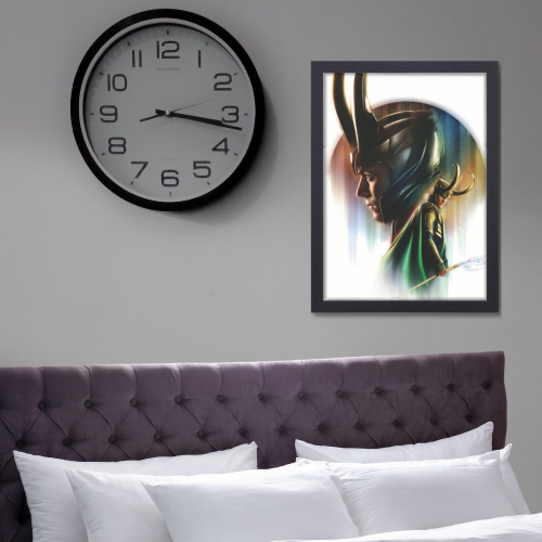 Loki Tv Series Poster Frame Telivision Series Artwork Framed Posters Avengers Canvas Painting Photo Frames for Wall Decor Home Decoration Living Room Bedroom Office Study Room Cafe Restraunt