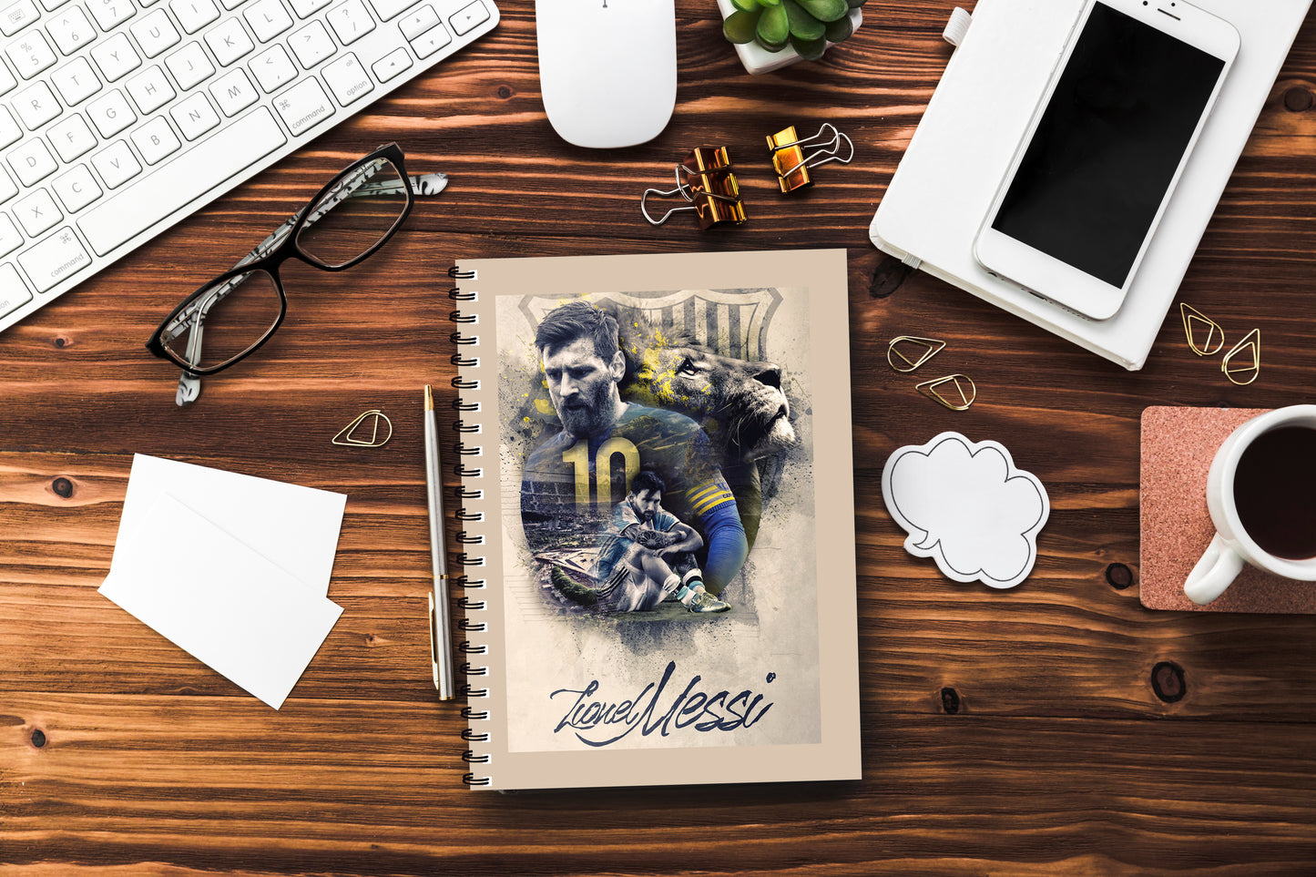 Leonel Messi Printed Notebook