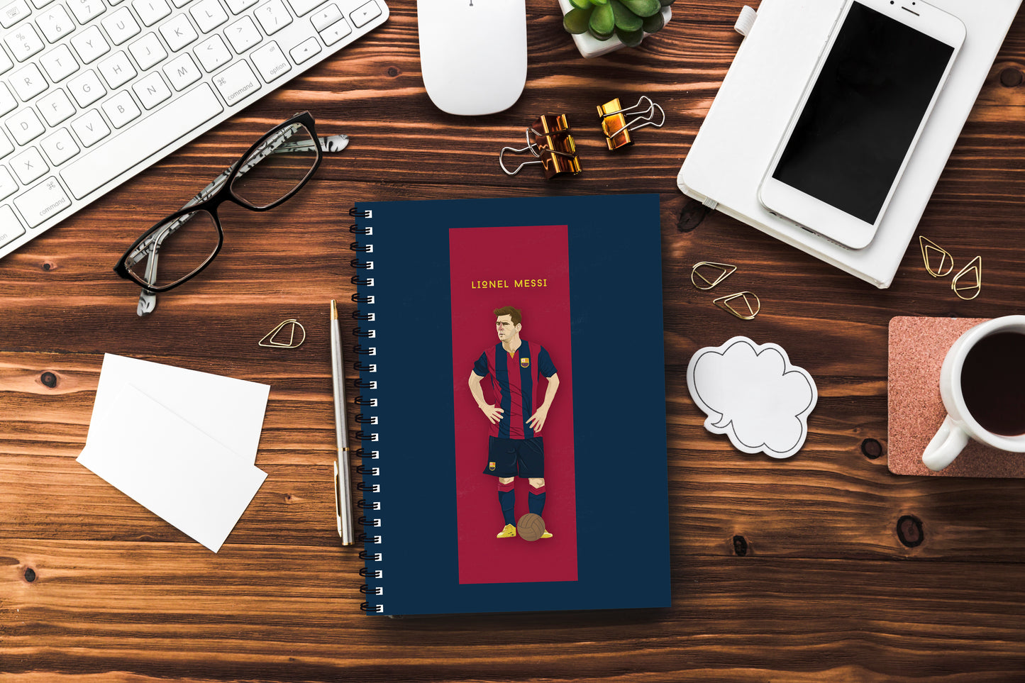 Leonel Messi Printed Notebook