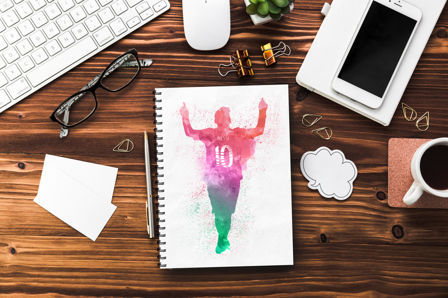 Leonel Messi Printed Notebook