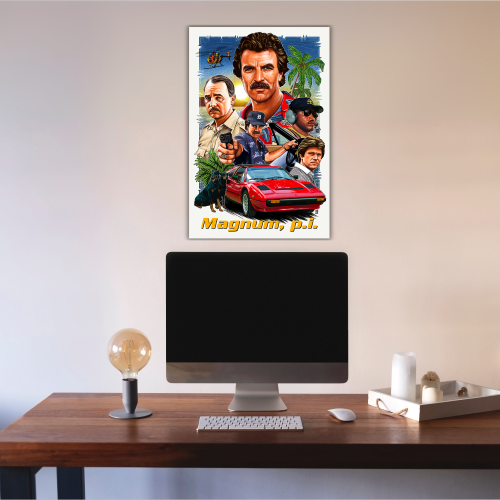 magnum pi original poster, magnum pi symbol poster