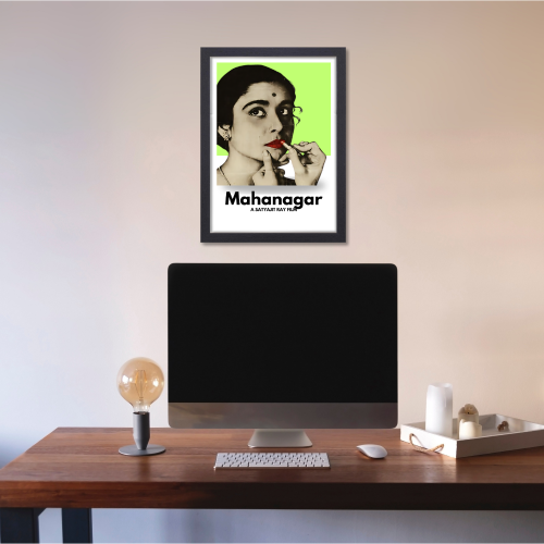Mahanagar Movie Poster Frame Satyajit Roy's Movies Framed Posters Bollywood Artwork Canvas Painting Photo Frames  For Wall Decor Restraunt Cafe Bedroom Living Room Decoration Home Office, Mahanagar movie poster, Mahanagar film poster, Mahanagar poster, Mahanagar movie poster hd, Mahanagar satyajit roy poster, Mahanagar poster frames, satyajit ray motivational posters, satyajit ray motivational poster design, satyajit ray motivational poster design, satyajit ray posters, satyajit ray poster design