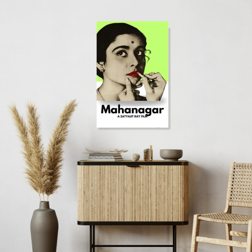 Mahanagar Movie Poster Frame Satyajit Roy's Movies Framed Posters Bollywood Artwork Canvas Painting Photo Frames  For Wall Decor Restraunt Cafe Bedroom Living Room Decoration Home Office, Mahanagar movie poster, Mahanagar film poster, Mahanagar poster, Mahanagar movie poster hd, Mahanagar satyajit roy poster, Mahanagar poster frames, satyajit ray motivational posters, satyajit ray motivational poster design, satyajit ray motivational poster design, satyajit ray posters, satyajit ray poster design
