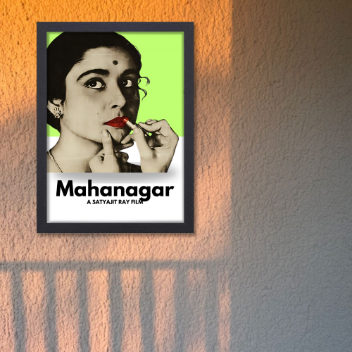 Mahanagar Movie Poster Frame Satyajit Roy's Movies Framed Posters Bollywood Artwork Canvas Painting Photo Frames  For Wall Decor Restraunt Cafe Bedroom Living Room Decoration Home Office, Mahanagar movie poster, Mahanagar film poster, Mahanagar poster, Mahanagar movie poster hd, Mahanagar satyajit roy poster, Mahanagar poster frames, satyajit ray motivational posters, satyajit ray motivational poster design, satyajit ray motivational poster design, satyajit ray posters, satyajit ray poster design