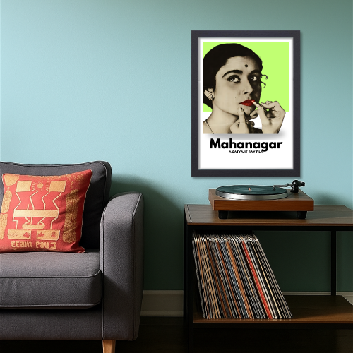 Mahanagar Movie Poster Frame Satyajit Roy's Movies Framed Posters Bollywood Artwork Canvas Painting Photo Frames  For Wall Decor Restraunt Cafe Bedroom Living Room Decoration Home Office, Mahanagar movie poster, Mahanagar film poster, Mahanagar poster, Mahanagar movie poster hd, Mahanagar satyajit roy poster, Mahanagar poster frames, satyajit ray motivational posters, satyajit ray motivational poster design, satyajit ray motivational poster design, satyajit ray posters, satyajit ray poster design