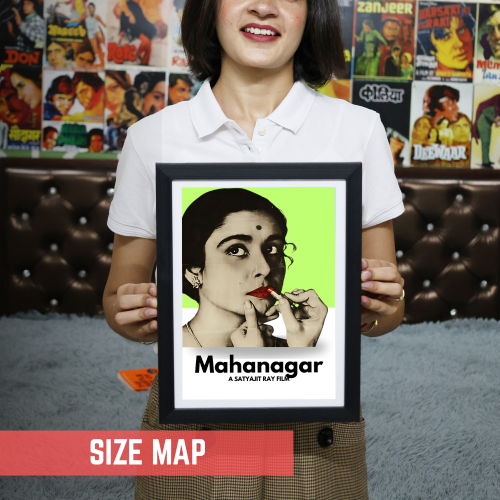 Mahanagar Movie Poster Frame Satyajit Roy's Movies Framed Posters Bollywood Artwork Canvas Painting Photo Frames  For Wall Decor Restraunt Cafe Bedroom Living Room Decoration Home Office, Mahanagar movie poster, Mahanagar film poster, Mahanagar poster, Mahanagar movie poster hd, Mahanagar satyajit roy poster, Mahanagar poster frames, satyajit ray motivational posters, satyajit ray motivational poster design, satyajit ray motivational poster design, satyajit ray posters, satyajit ray poster design