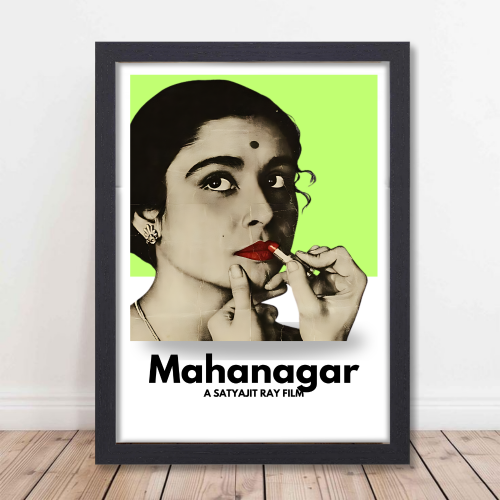 Mahanagar Movie Poster Frame Satyajit Roy's Movies Framed Posters Bollywood Artwork Canvas Painting Photo Frames  For Wall Decor Restraunt Cafe Bedroom Living Room Decoration Home Office, Mahanagar movie poster, Mahanagar film poster, Mahanagar poster, Mahanagar movie poster hd, Mahanagar satyajit roy poster, Mahanagar poster frames, satyajit ray motivational posters, satyajit ray motivational poster design, satyajit ray motivational poster design, satyajit ray posters, satyajit ray poster design