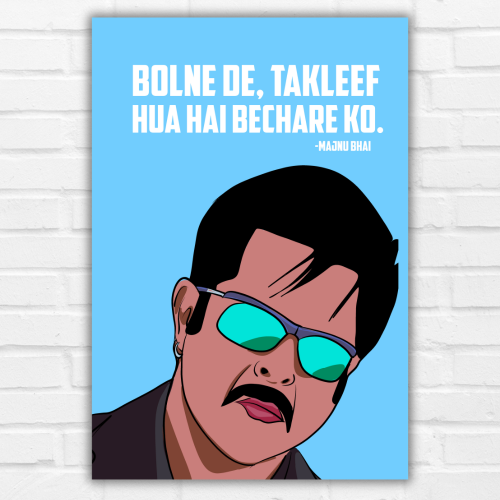 Bollywwood Poster Welcome Movie Frame Indian Actor Anil Kapoor Movies Framed Posters Dialouges Artwork Canvas Painting Photo Frames For wall Decor Restraunt Cafe Bedroom Living Room Decoration Home Office, welcome movie poster, welcome movie poster hd, welcome movie painting, welcome movie horse poster, welcome movie majnu bhai painting, welcome movie majnu bhai  posters, welcome movie majnu bhai  poster hd, welcome movie majnu bhai  poster painting, welcome movie majnu bhai wall poster, welcome movie majnu