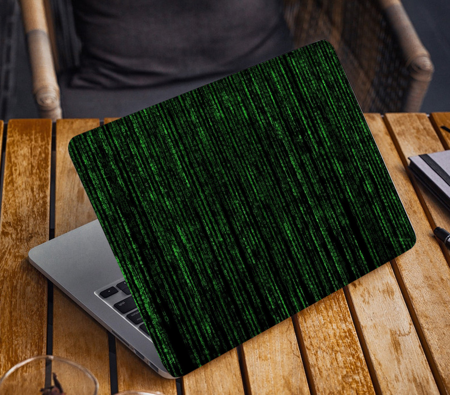 Matrix Print Laptop Skin Vinyl, No Bubble, Multicolor 11.6"- 15.6" inch Laptop