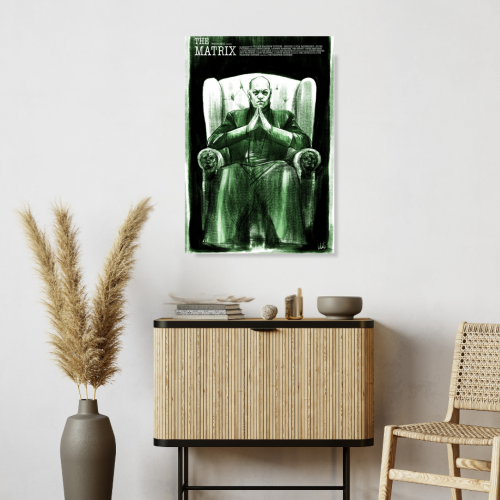 The Matrix Movie Poster Frame Series Film Art work Framed Posters Hollywood English Movies Canvas Painting Photo Frames for Wall Decor Home Decoration Living Room Bedroom Office Study Room Cafe