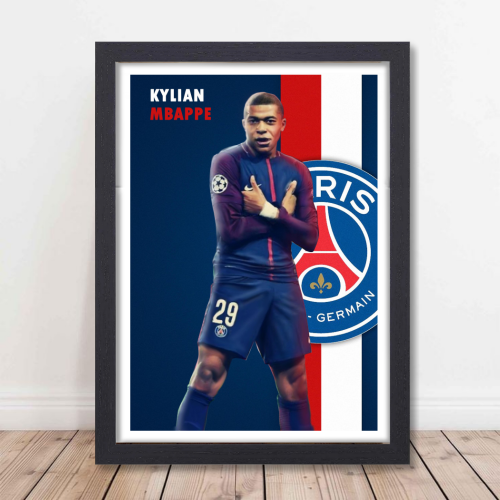 Kylian Mbappe Frame Poster French Footballer Framed Posters World Cup Sports soccer Players Artwork Canvas Painting Photo Frames wall decor for Livingroom restraunt cafe Boys room bedroom turf Home & Office Decoration, kylian mbappe poster, kylian mbappe poster ronaldo, kylian mbappe real madrid, kylian mbappe signed poster, poster kylian mbappé real madrid, poster kylian mbappé france, kylian mbappe wall at, kylian mbappe wall frame, kylian mbappe wall frame wallpaper, kylian mbappé wall poster