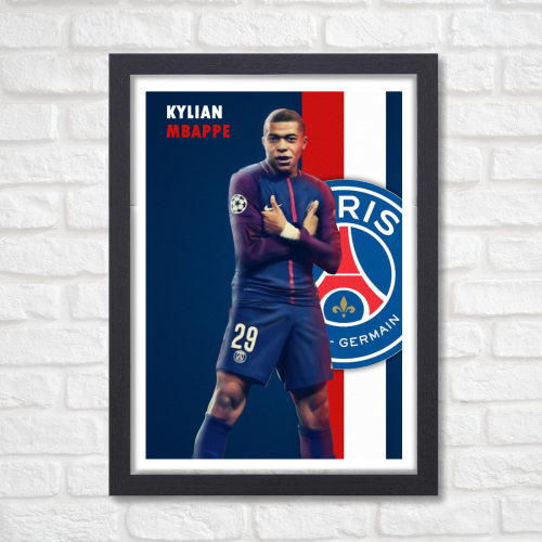 Kylian Mbappe Frame Poster French Footballer Framed Posters World Cup Sports soccer Players Artwork Canvas Painting Photo Frames wall decor for Livingroom restraunt cafe Boys room bedroom turf Home & Office Decoration, kylian mbappe poster, kylian mbappe poster ronaldo, kylian mbappe real madrid, kylian mbappe signed poster, poster kylian mbappé real madrid, poster kylian mbappé france, kylian mbappe wall at, kylian mbappe wall frame, kylian mbappe wall frame wallpaper, kylian mbappé wall poster