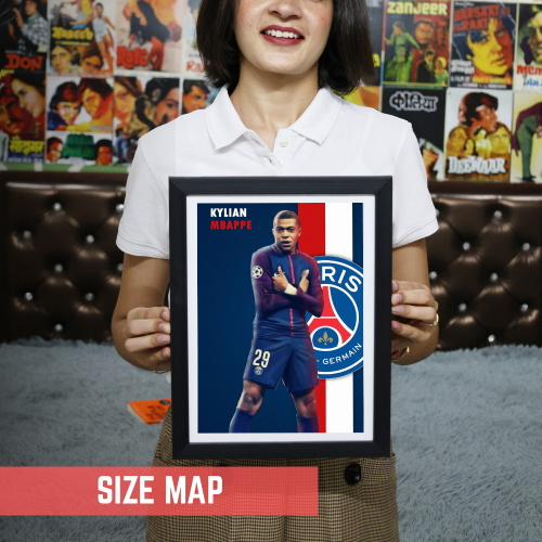 Kylian Mbappe Frame Poster French Footballer Framed Posters World Cup Sports soccer Players Artwork Canvas Painting Photo Frames wall decor for Livingroom restraunt cafe Boys room bedroom turf Home & Office Decoration, kylian mbappe poster, kylian mbappe poster ronaldo, kylian mbappe real madrid, kylian mbappe signed poster, poster kylian mbappé real madrid, poster kylian mbappé france, kylian mbappe wall at, kylian mbappe wall frame, kylian mbappe wall frame wallpaper, kylian mbappé wall poster