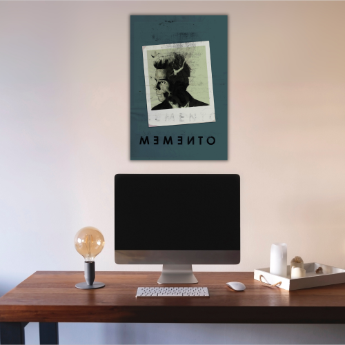 Memento Film Poster Frame Thriller Crime Movie Artwork Framed Posters Hollywood Movies Canvas Painting Photo Frames for Wall Decor Living Room Bedroom  Study Room Restraunt Cafe Office & Home Decoration